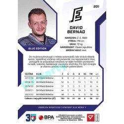 2022/23 Sportzoo ELH 1. série #201 David Bernad Blue xx/99