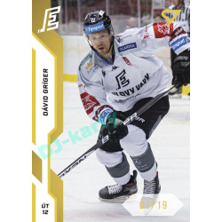 2022/23 Sportzoo ELH 1. série #209 Dávid Gríger Gold xx/19