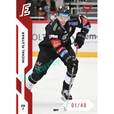 2022/23 Sportzoo ELH 1. série #204 Michal Plutnar Red xx/49