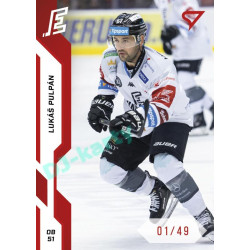 2022/23 Sportzoo ELH 1. série #205 Lukáš Pulpán Red xx/49