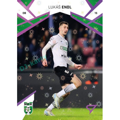 2024/25 Sportzoo Chance Liga 2. série #335 Lukáš Endl Cosmic Pink