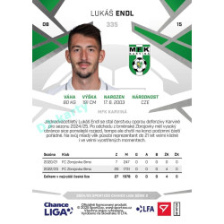 2024/25 Sportzoo Chance Liga 2. série #335 Lukáš Endl