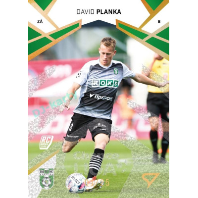 2024/25 Sportzoo Chance Liga 2. série #339 David Planka Gold Glitter xx/25