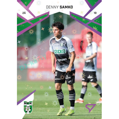 2024/25 Sportzoo Chance Liga 2. série #340 Denny Samko Cosmic Pink