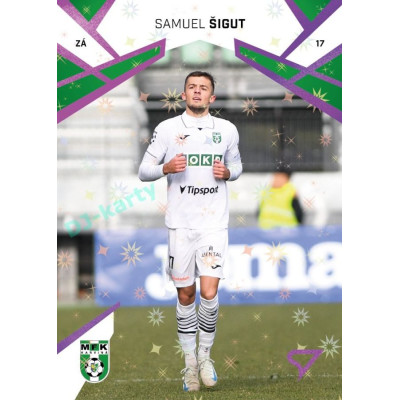 2024/25 Sportzoo Chance Liga 2. série #341 Samuel Šigut Cosmic Pink