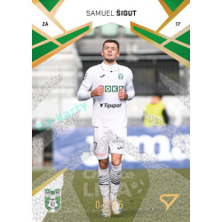 2024/25 Sportzoo Chance Liga 2. série #341 Samuel Šigut Gold Glitter xx/25
