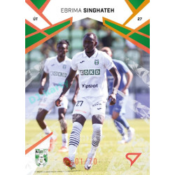 2024/25 Sportzoo Chance Liga 2. série #342 Ebrima Singhateh Copper Diamond xx/70