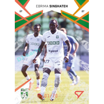 2024/25 Sportzoo Chance Liga 2. série #342 Ebrima Singhateh Copper Diamond xx/70