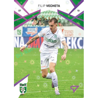 2024/25 Sportzoo Chance Liga 2. série #343 Filip Vecheta Cosmic Pink