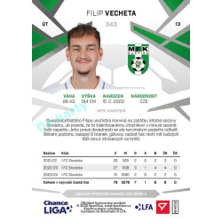 2024/25 Sportzoo Chance Liga 2. série #343 Filip Vecheta