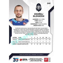 2022/23 Sportzoo ELH 1. série #240 Ondřej Slováček