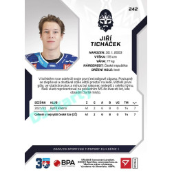 2022/23 Sportzoo ELH 1. série #242 Jiří Ticháček