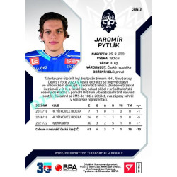 2022/23 Sportzoo ELH 2. série #360 Jaromír Pytlík
