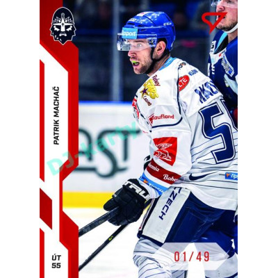 2022/23 Sportzoo ELH 2. série #358 Patrik Machač Red xx/49