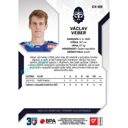 2022/23 Sportzoo ELH Extended #EX-69 Václav Veber