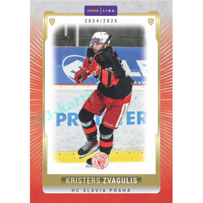 2024/25 Goal Cards Maxa liga 1. série #SLA-23 Kristers Zvagulis Parallel 1of40