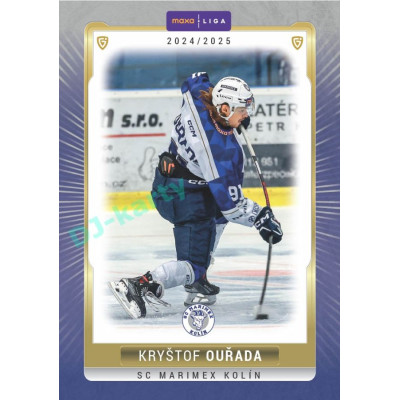 2024/25 Goal Cards Maxa liga 1. série #KOL-14 Kryštof Ouřada Parallel 1of40