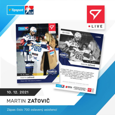 2021/22 Sportzoo Martin Zaťovič #58 xx/65