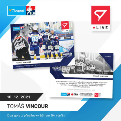 2021/22 Sportzoo Tomáš Vincour #59 xx/65