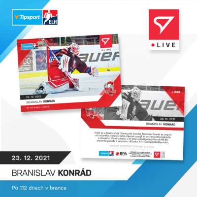 2021/22 Sportzoo Branislav Konrád #68 xx/68