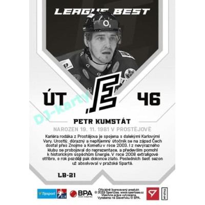 2023/24 Sportzoo ELH 1. série #LB-21 Petr Kumstát League Best
