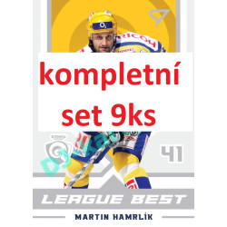 2021/22 Sportzoo TIPSPORT ELH série 1 kompletní set 9ks League Best