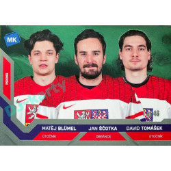 2021/22 MK reprezentace #100 M. Blümel / J. Ščotka / D. Tomášek ZOH Universe level 2 1of46