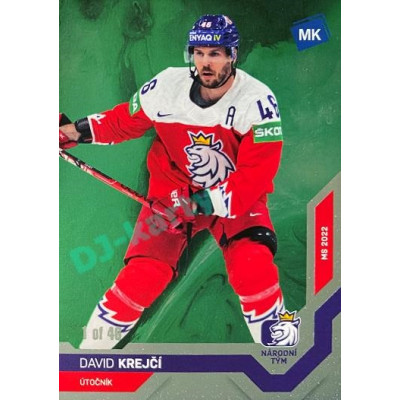 2021/22 MK reprezentace #051 David Krejčí MS Universe level 2 1of46