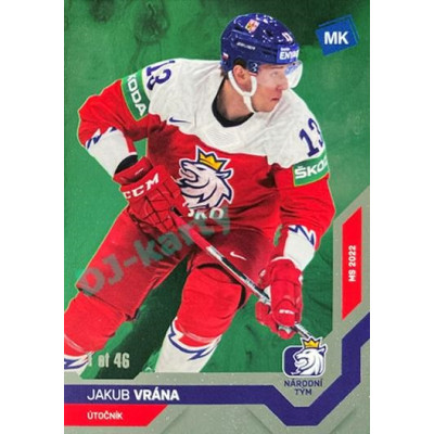 2021/22 MK reprezentace #056 Jakub Vrána MS Universe level 2 1of46