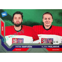 2021/22 MK reprezentace #076 P. Bartošák / K. Peslarová ZOH Universe level 2 1of46