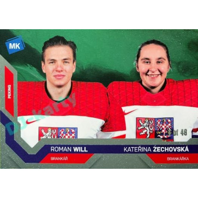 2021/22 MK reprezentace #078 R. Will / K. Zechovská ZOH Universe level 2 1of46