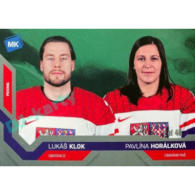2021/22 MK reprezentace #080 L. Klok / P. Horálková ZOH Universe level 2 1of46