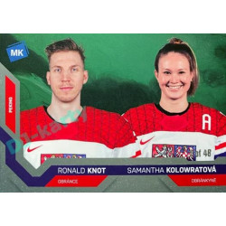 2021/22 MK reprezentace #081 R. Knot / S. Kolowratová ZOH Universe level 2 1of46