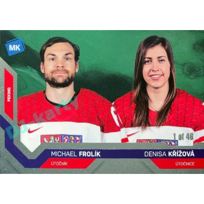 2021/22 MK reprezentace #088 M. Frolík / D. Křížová ZOH Universe level 2 1of46