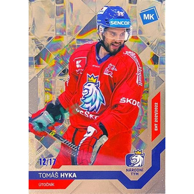 2021/22 MK reprezentace #008 Tomáš Hyka EHT Universe level 3 xx/17