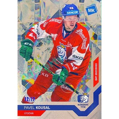 2021/22 MK reprezentace #018 Pavel Kousal EHT Universe level 3 xx/17