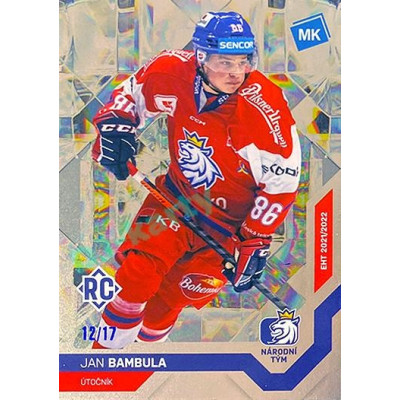 2021/22 MK reprezentace #023 Jan Bambula RC EHT Universe level 3 xx/17