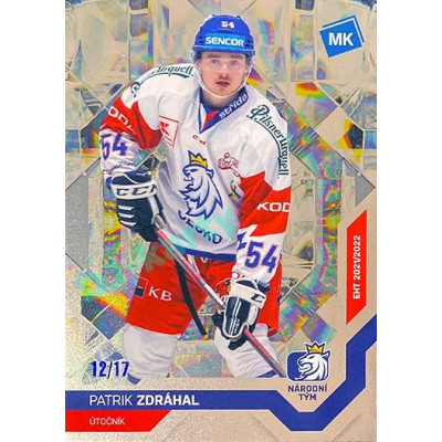 2021/22 MK reprezentace #028 Patrik Zdráhal EHT Universe level 3 xx/17