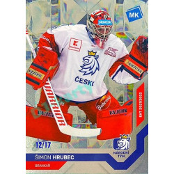 2021/22 MK reprezentace #034 Šimon Hrubec EHT Universe level 3 xx/17