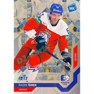 2021/22 MK reprezentace #045 Radim Šimek MS Universe level 3 xx/17
