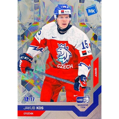 2021/22 MK reprezentace #065 Jakub Kos U20 Universe level 3 xx/17