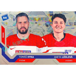 2021/22 MK reprezentace #089 T. Hyka / A. Lédlová ZOH Universe level 3 xx/17