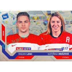 2021/22 MK reprezentace #092 R. Lenc / K. Mrázová ZOH Universe level 3 xx/17
