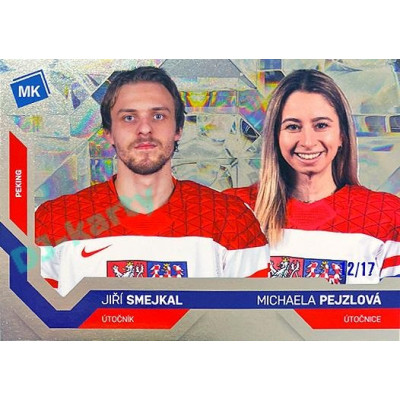 2021/22 MK reprezentace #095 J. Smejkal / M. Pejzlová ZOH Universe level 3 xx/17