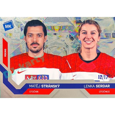 2021/22 MK reprezentace #097 M. Stránský / L. Serdar ZOH Universe level 3 xx/17