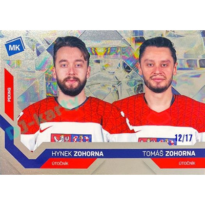 2021/22 MK reprezentace #099 H. Zohorna / T. Zohorna ZOH Universe level 3 xx/17