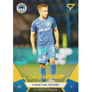 2021/22 Sportzoo Fortuna Liga 2. série #254 Christian Frýdek Gold xx/99