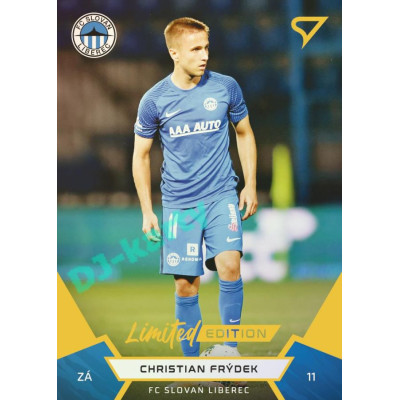 2021/22 Sportzoo Fortuna Liga 2. série #254 Christian Frýdek Gold xx/99