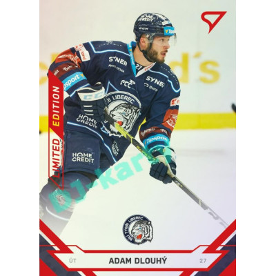 2021/22 Sportzoo TIPSPORT ELH 2. série #281 Adam Dlouhý Red xx/49