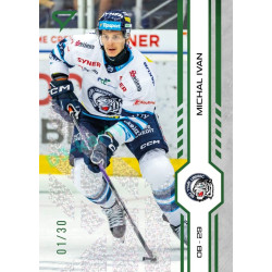 2024/25 Sportzoo ELH 1. serie #114 Michal Ivan Green Glitter xx/30
